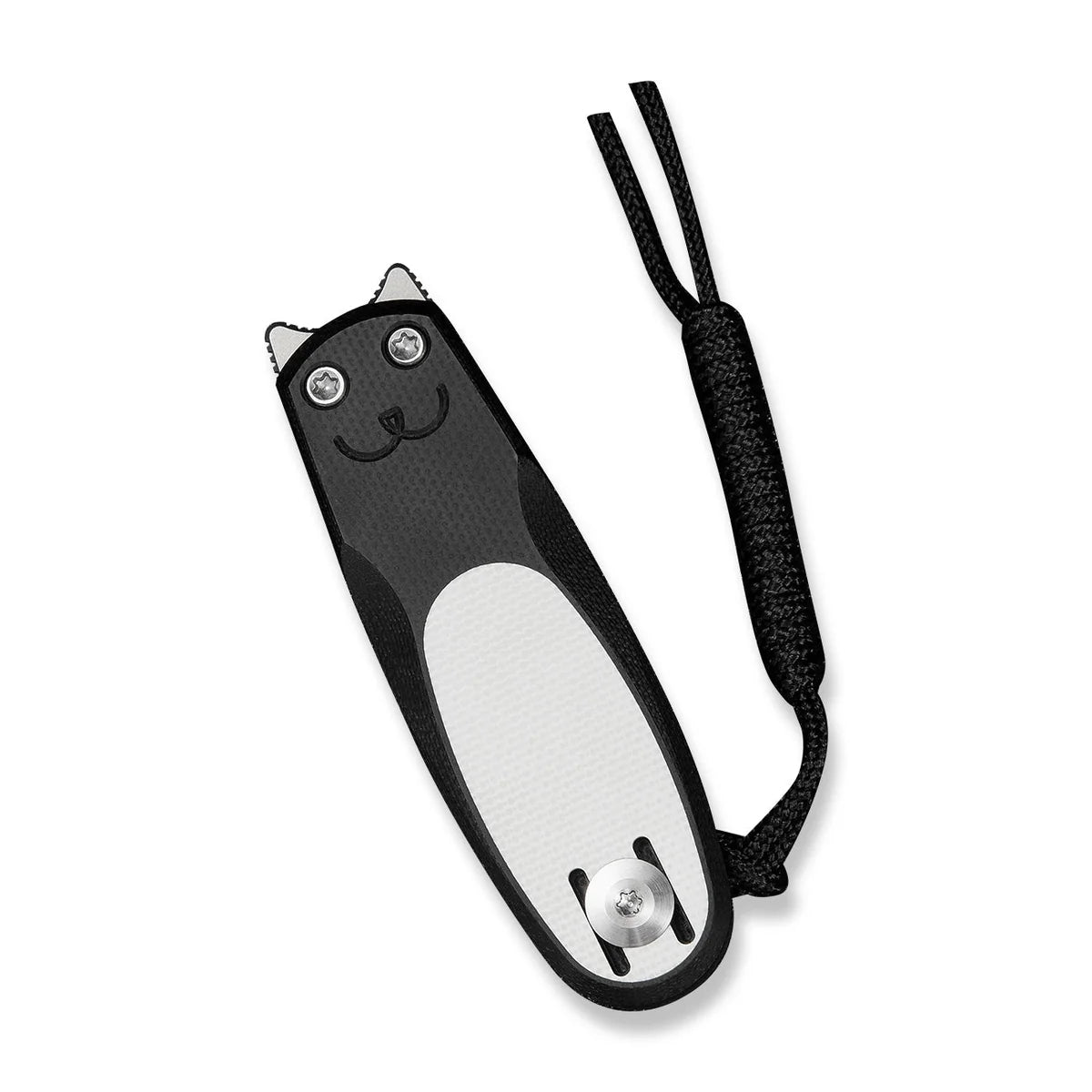 Civivi Purr, Black & White G10 / Stonewashed
