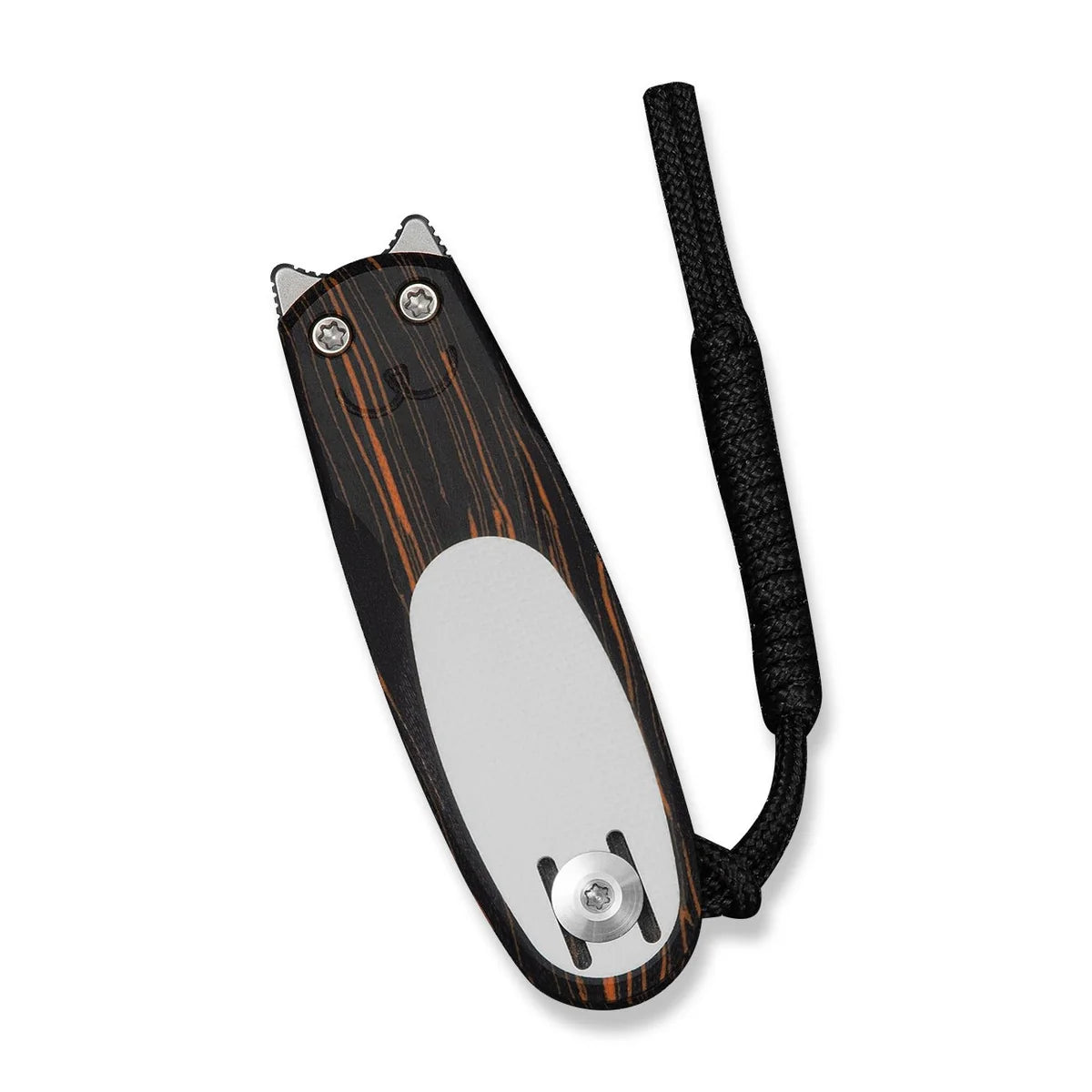 Civivi Purr, Orange, Black & White G10 / Stonewashed