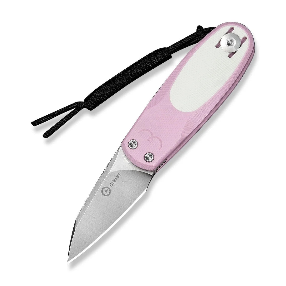 Civivi Purr, Powder Pink & White G10 / Satin Finished