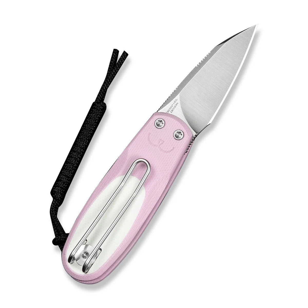 Civivi Purr, Powder Pink & White G10 / Satin Finished