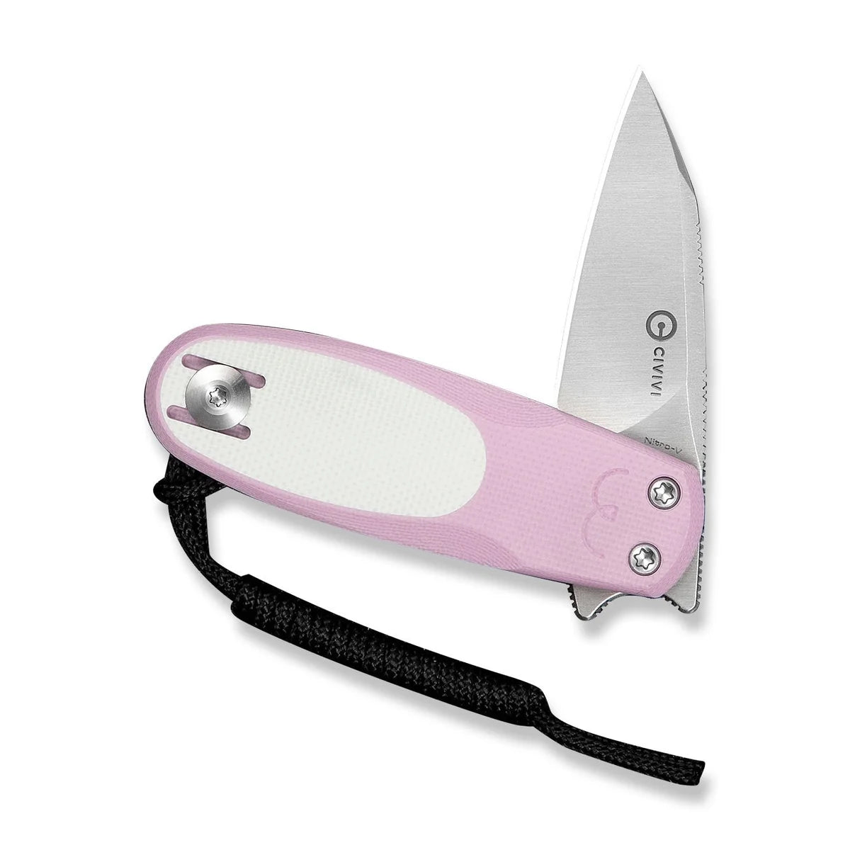 Civivi Purr, Powder Pink & White G10 / Satin Finished