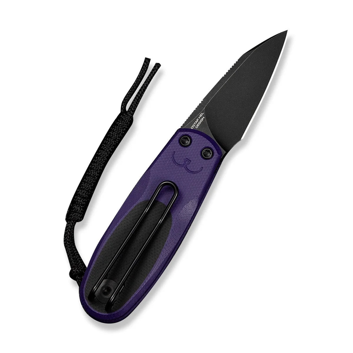 Civivi Purr, Purple & Black G10 / Black Stonewashed