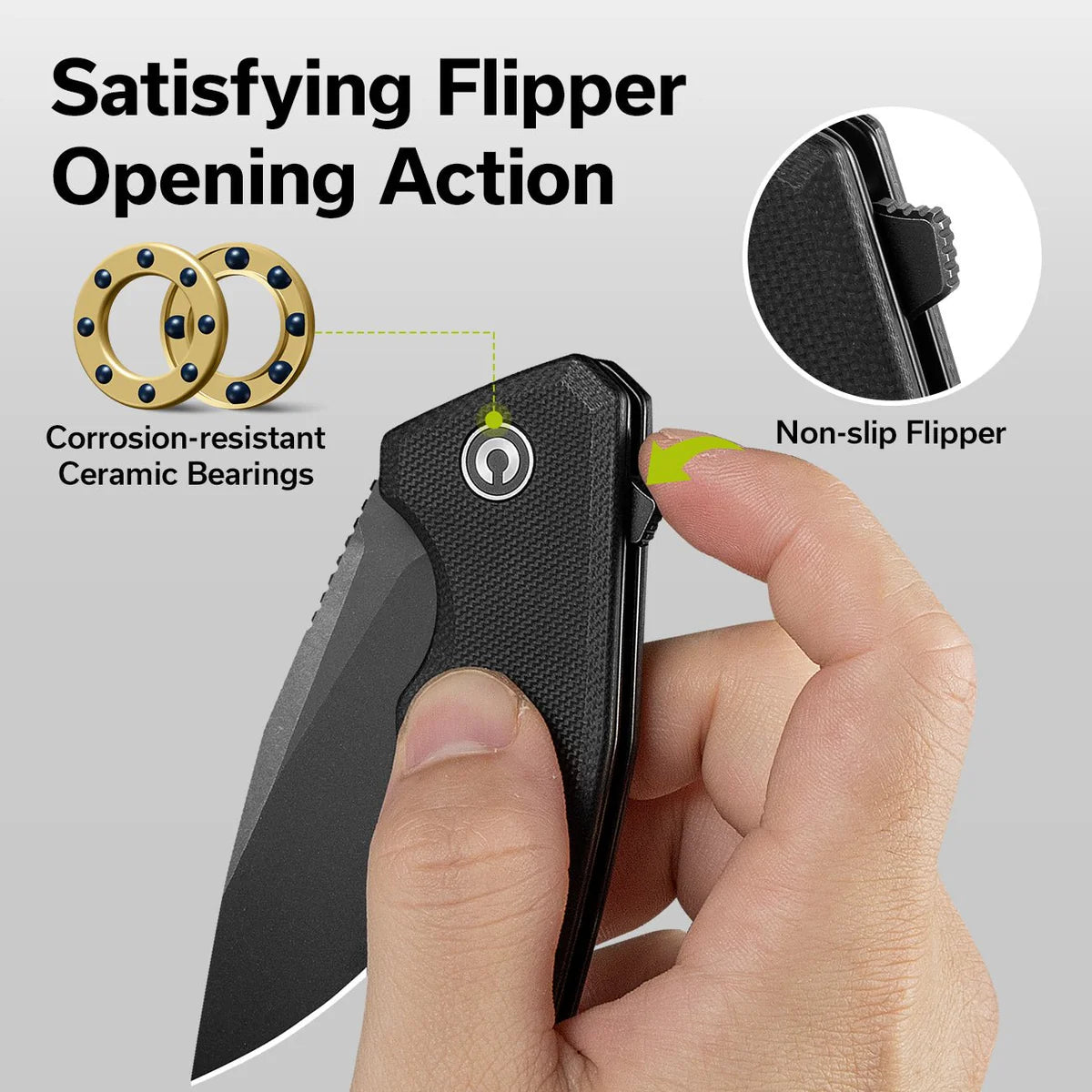 Civivi Regulatron G10 Handle, Black