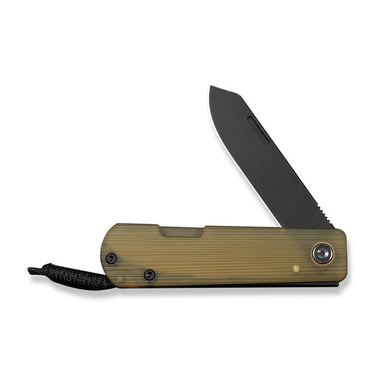 Civivi Slippy Sendy Milled Bead Blasted Yellow Ultem / Black Stonewashed