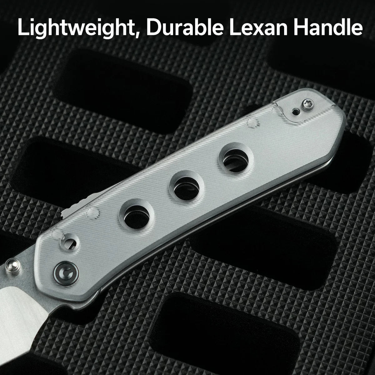 Civivi Vision FG Polished Lexan Handle, Clear