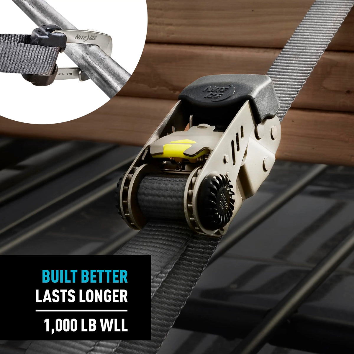 Nite Ize CamJam® HookLock™ Ratchet Strap System, Large