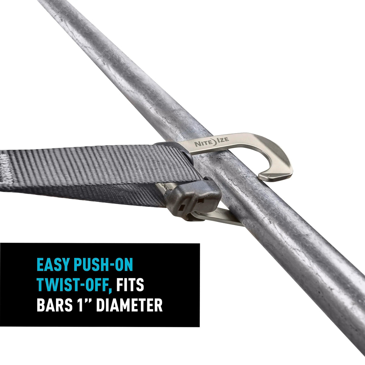Nite Ize CamJam® HookLock™ Ratchet Strap System, Large