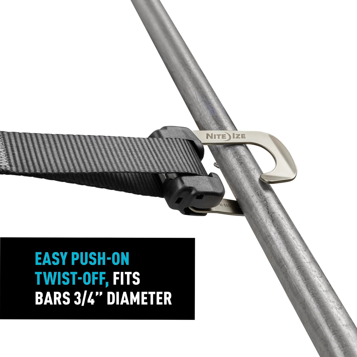 Nite Ize CamJam® HookLock™ Ratchet Strap System, Small