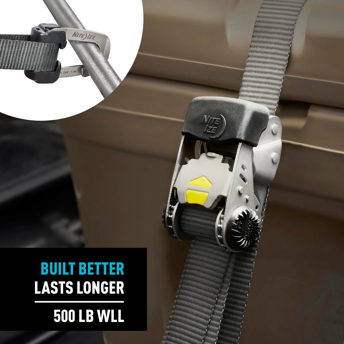 Nite Ize CamJam® HookLock™ Ratchet Strap System, Small