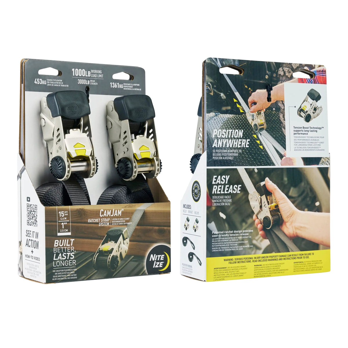 Nite Ize CamJam® Ratchet Strap System, Large