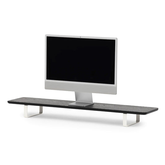 Oakywood Desk Shelf, Black/White