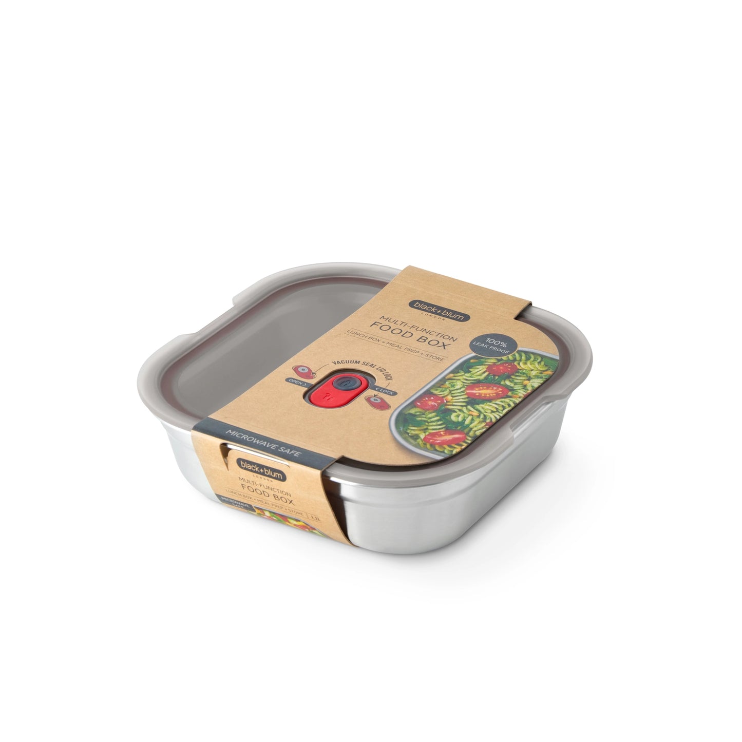 Black + Blum Meal Prep Square Box Set x3, Small