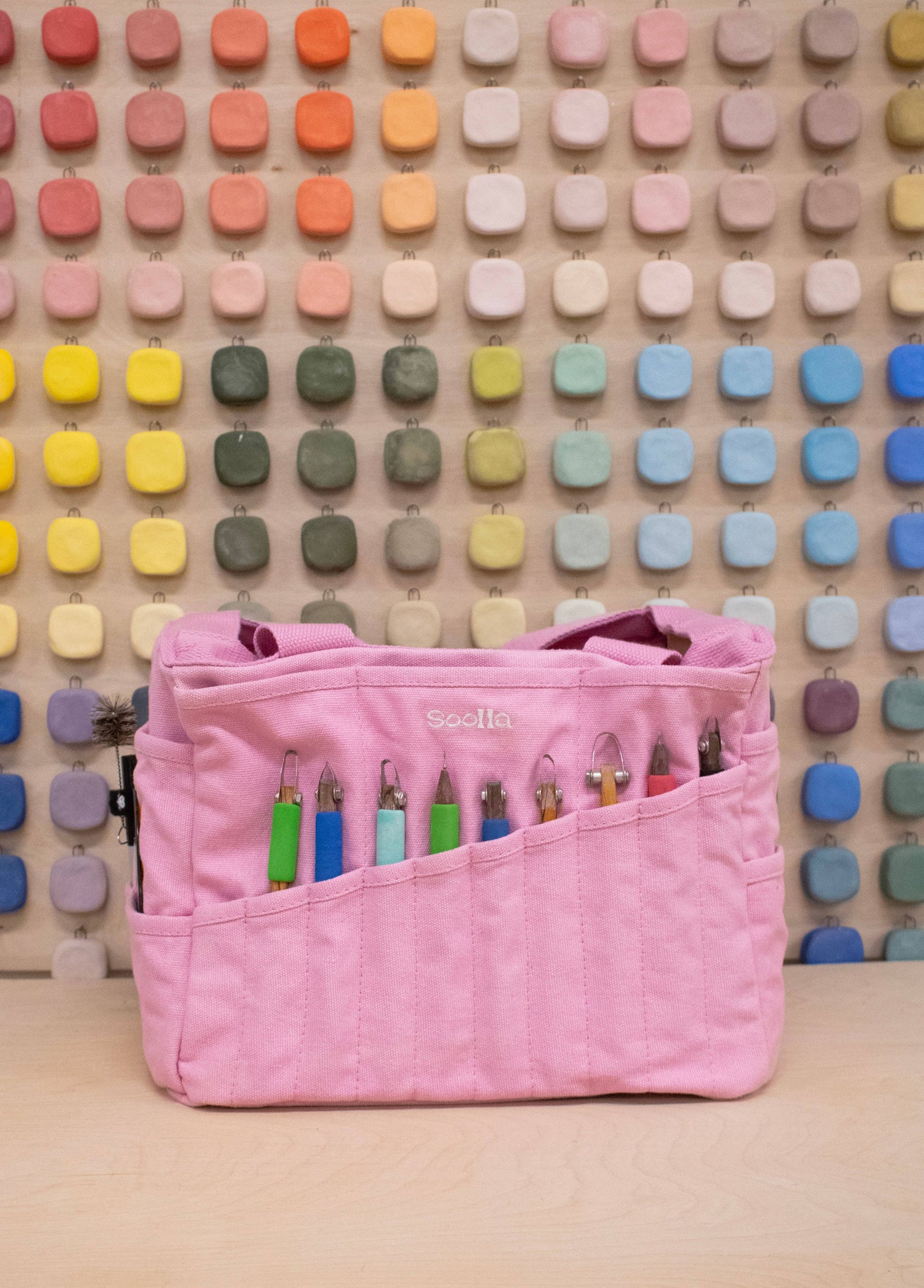 Soolla Studio Artist Bag, Flirty Flamingo