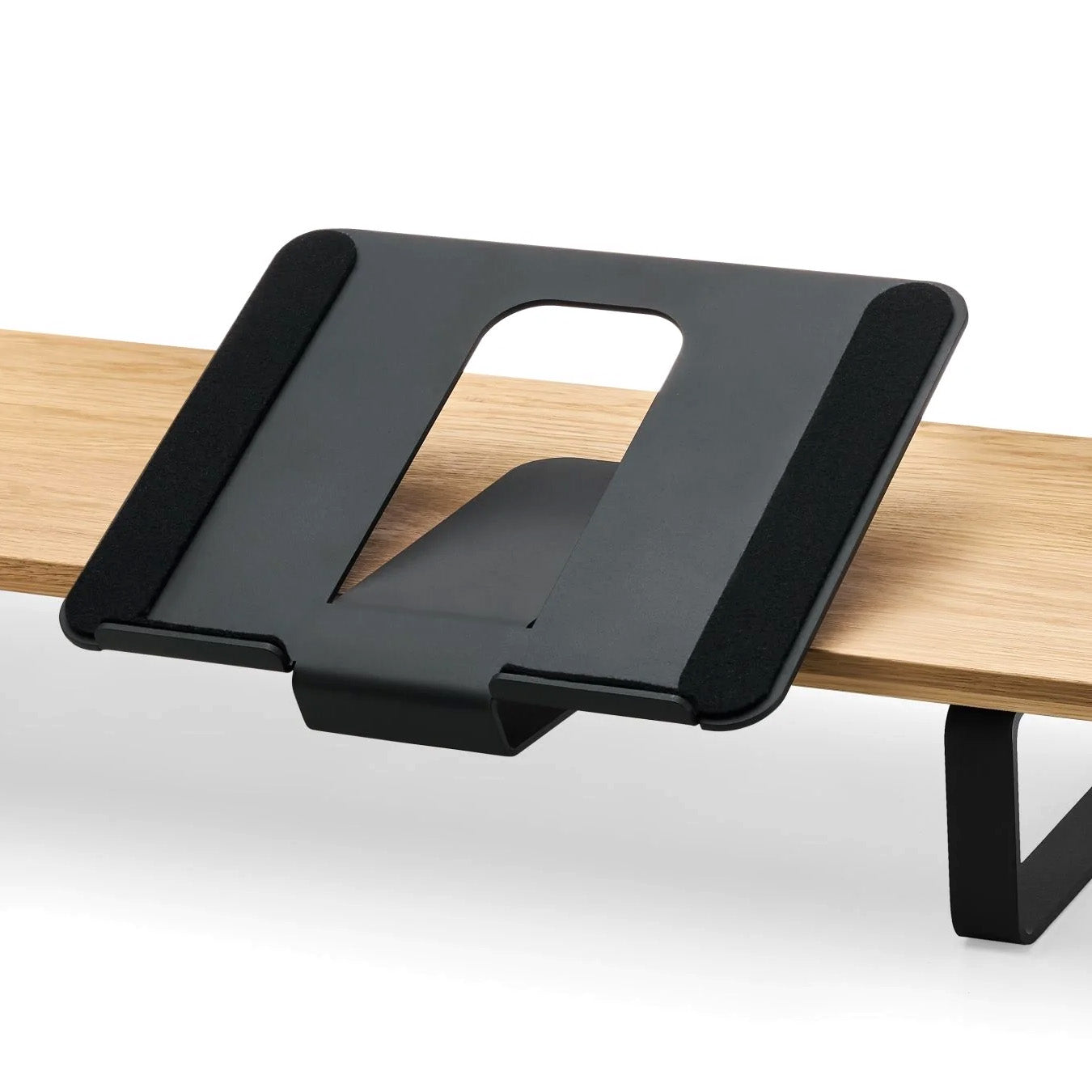 Oakywood Laptop Mount for Desk Shelf Large (15-16″), Black