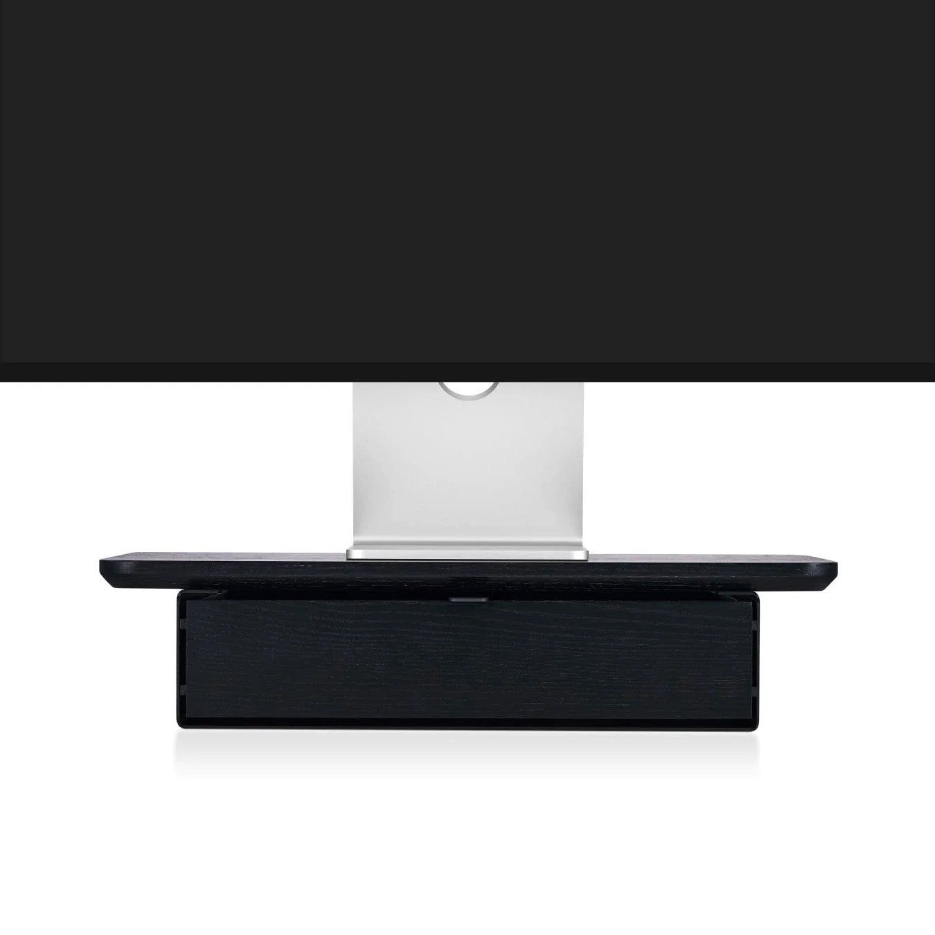 Oakywood Desk Shelf Mini Single Drawer, Black/Black