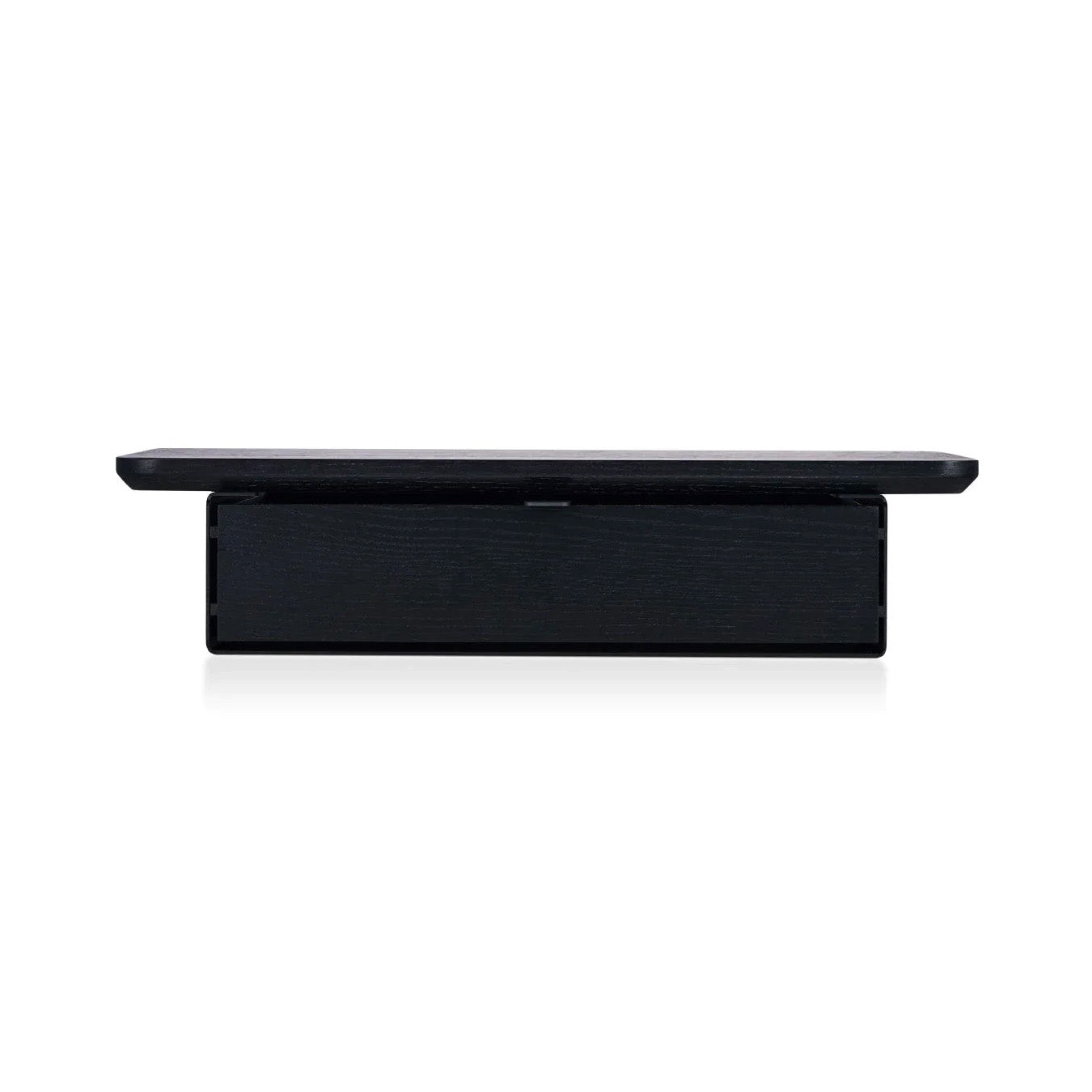 Oakywood Desk Shelf Mini Single Drawer, Black/Black