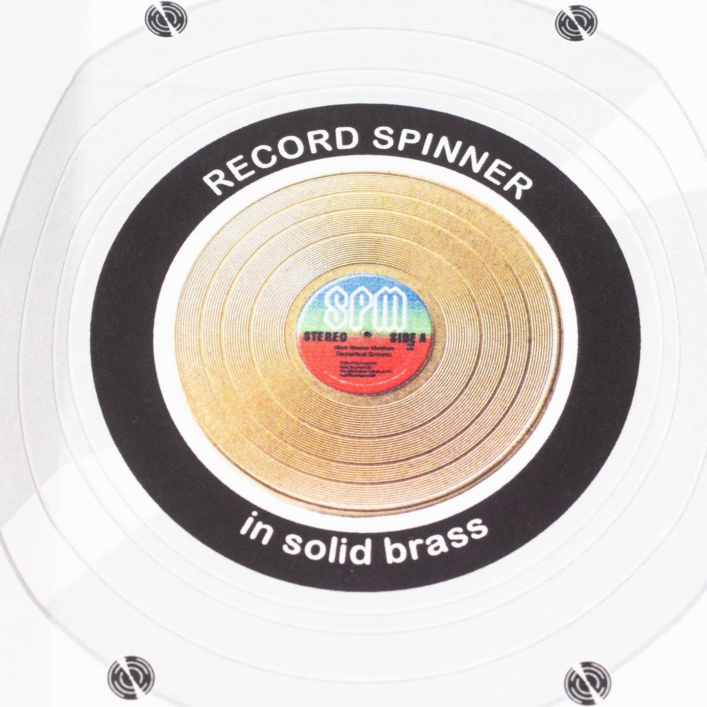 Shire Post Mint Record Spinner, Brass