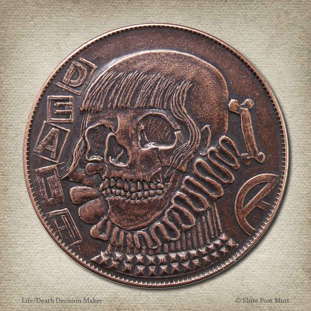 Shire Post Mint Life/Death Decision Maker Copper Coin