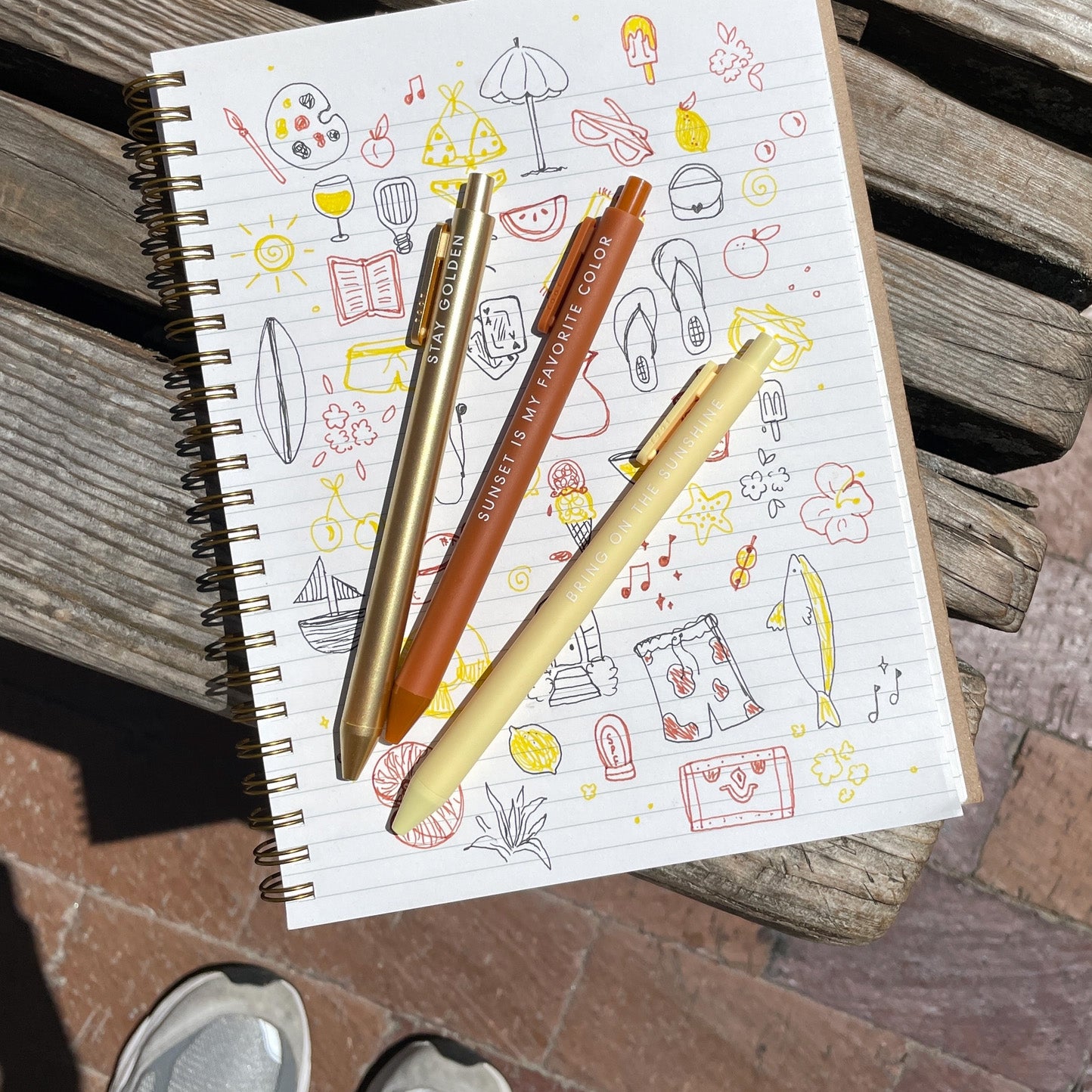 Ruff House Print Shop Pen Set, Sunshine