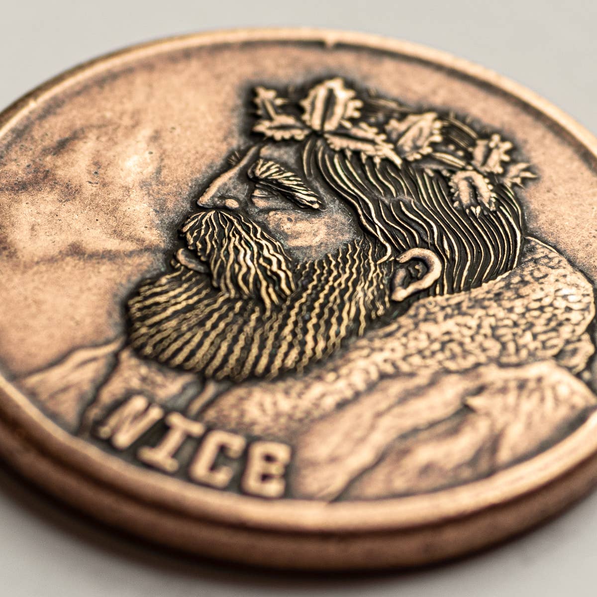 Shire Post Mint Naughty or Nice Copper Decision Maker Keepsake token