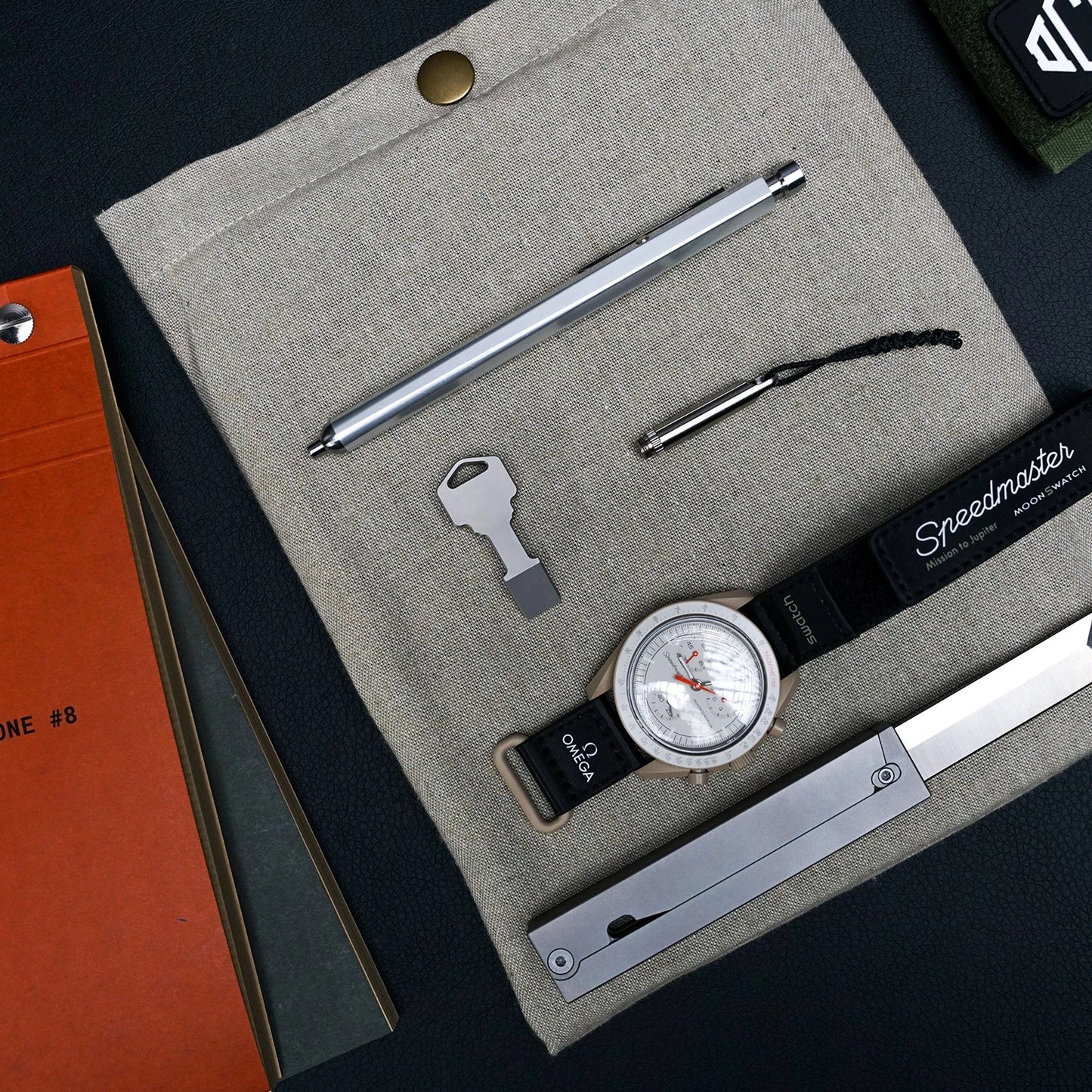 Daily Carry Co Keypry Edc Pry Bar, Polished Black