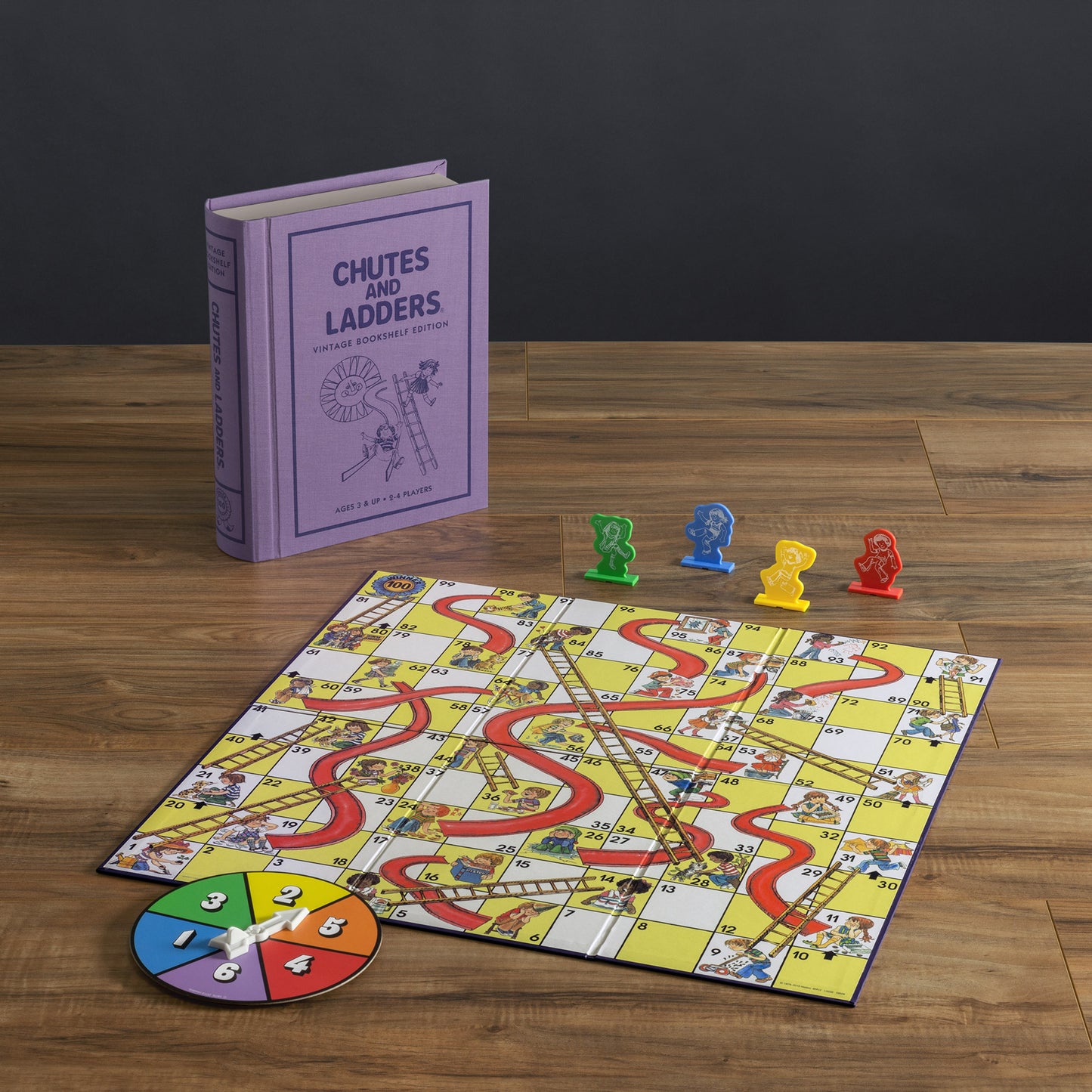 WS Game Company Vintage Bookshelf Edition, Chutes and Ladders