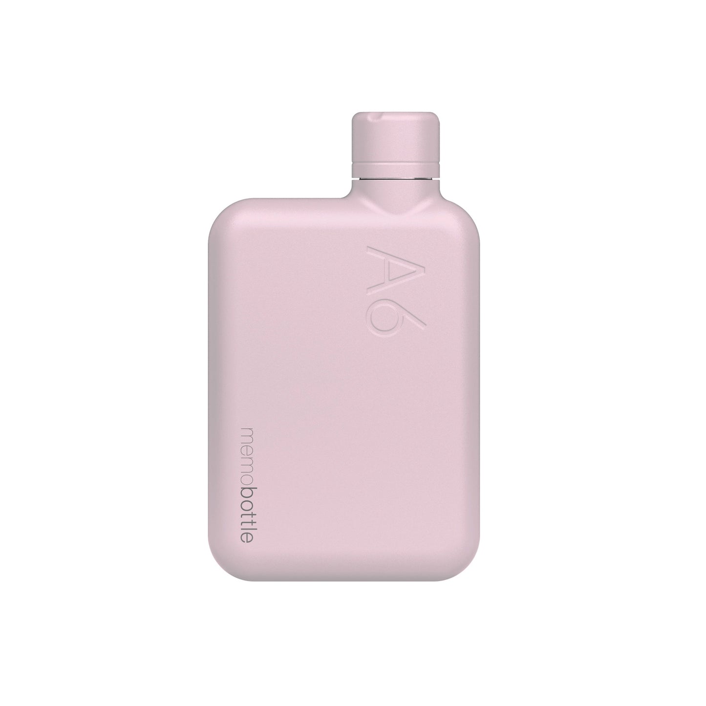 Memobottle™ A6 Stainless Steel 500ml, Pink Salt