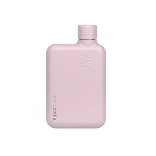 Memobottle™ A6 Stainless Steel 500ml, Pink Salt