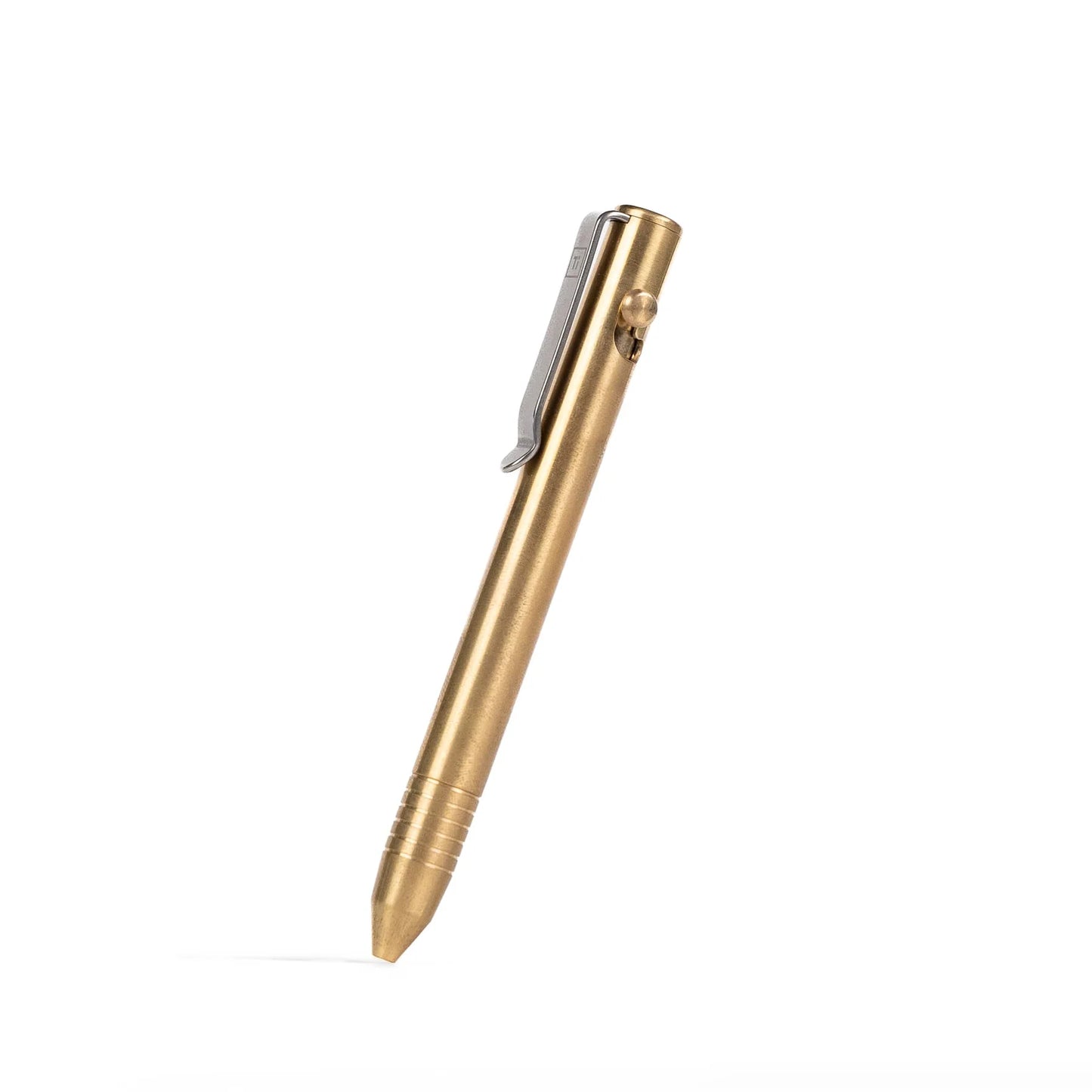 Big i Design Base Line Bolt Action Pen Titanium, Brass