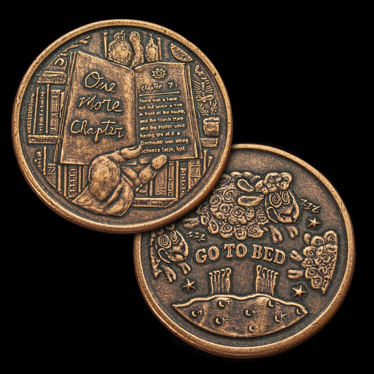 Shire Post Mint One More Chapter / Go to Bed Copper Decision Maker Coin