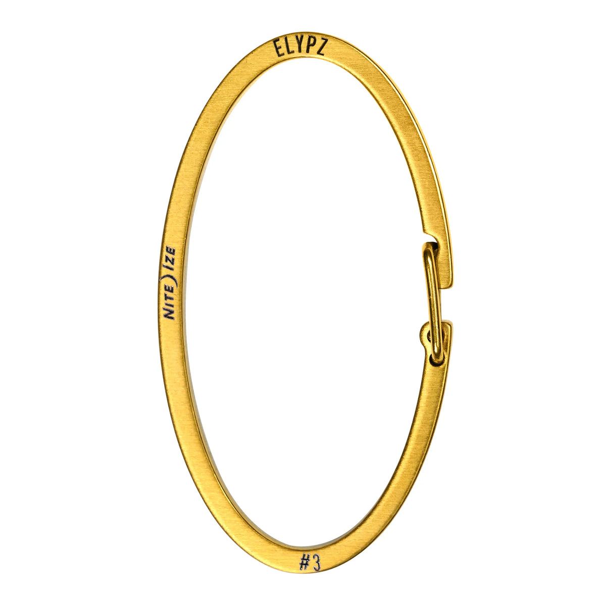 Nite Ize Elypz™ Key Carabiner, Brass