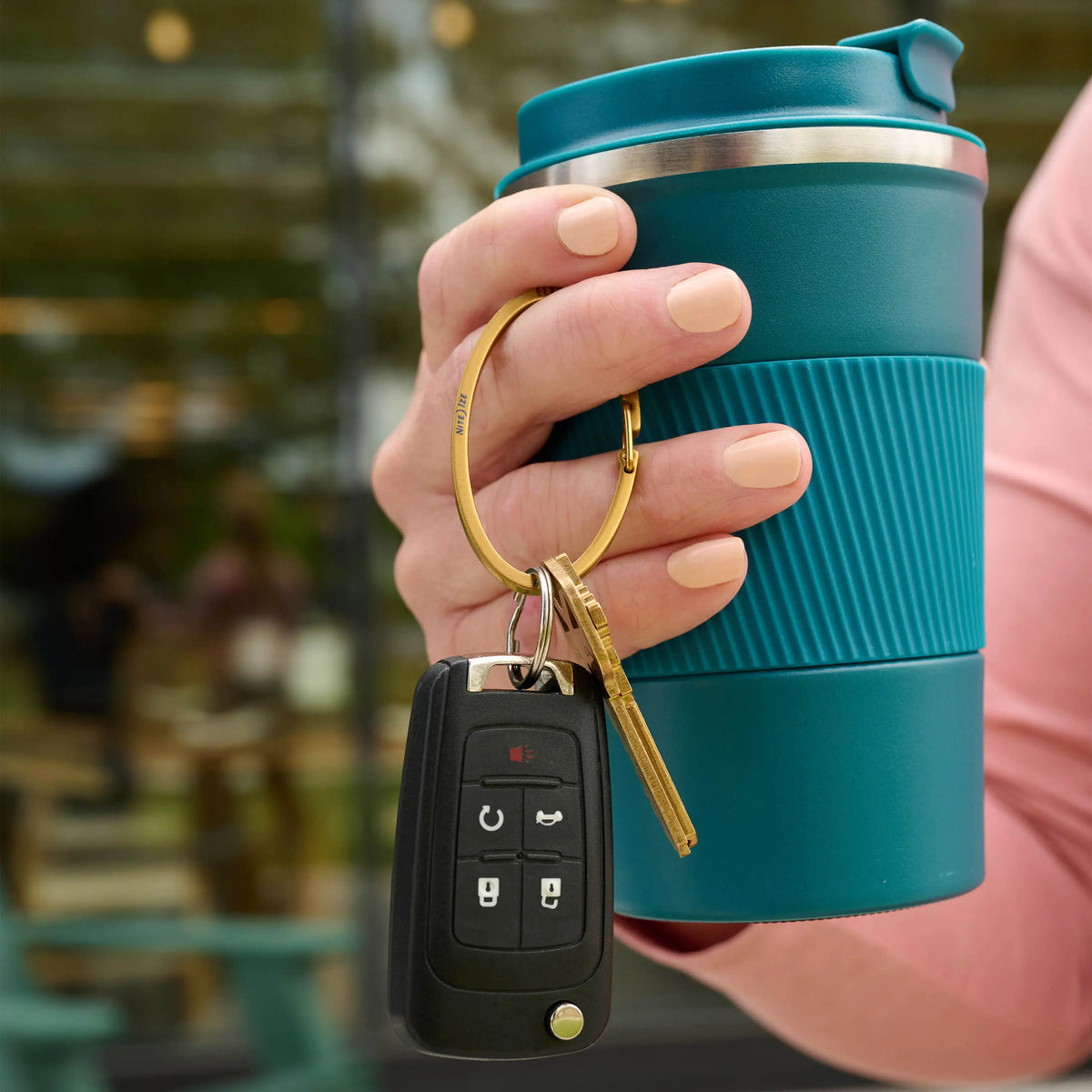 Nite Ize Elypz™ Key Carabiner, Brass