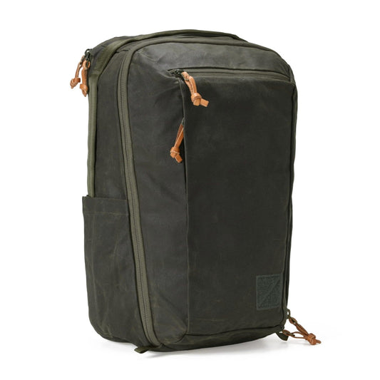 EVERGOODS Civic Travel Bag 26L, Waxed Olive, forfra
