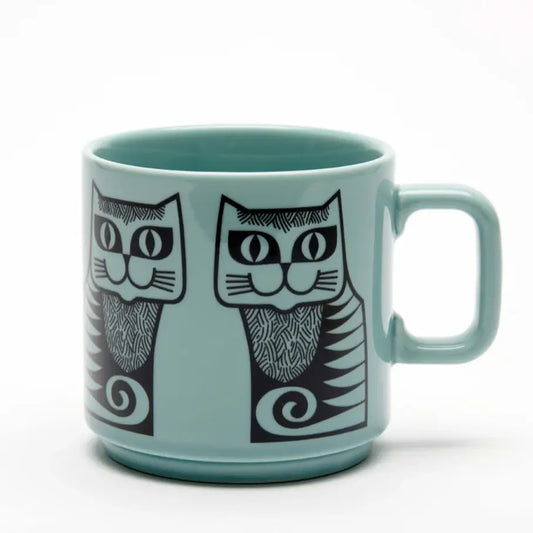 Magpie x Hornsea Mug, Cat Teal