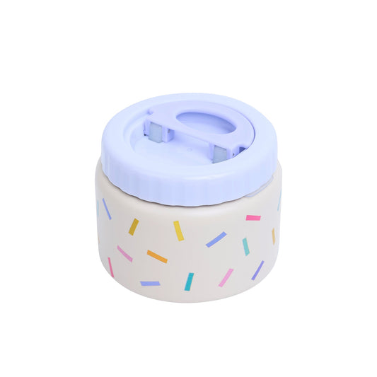 The Cotton Cloud Stainless Steel Thermo Food Jar 350ml, Confetti