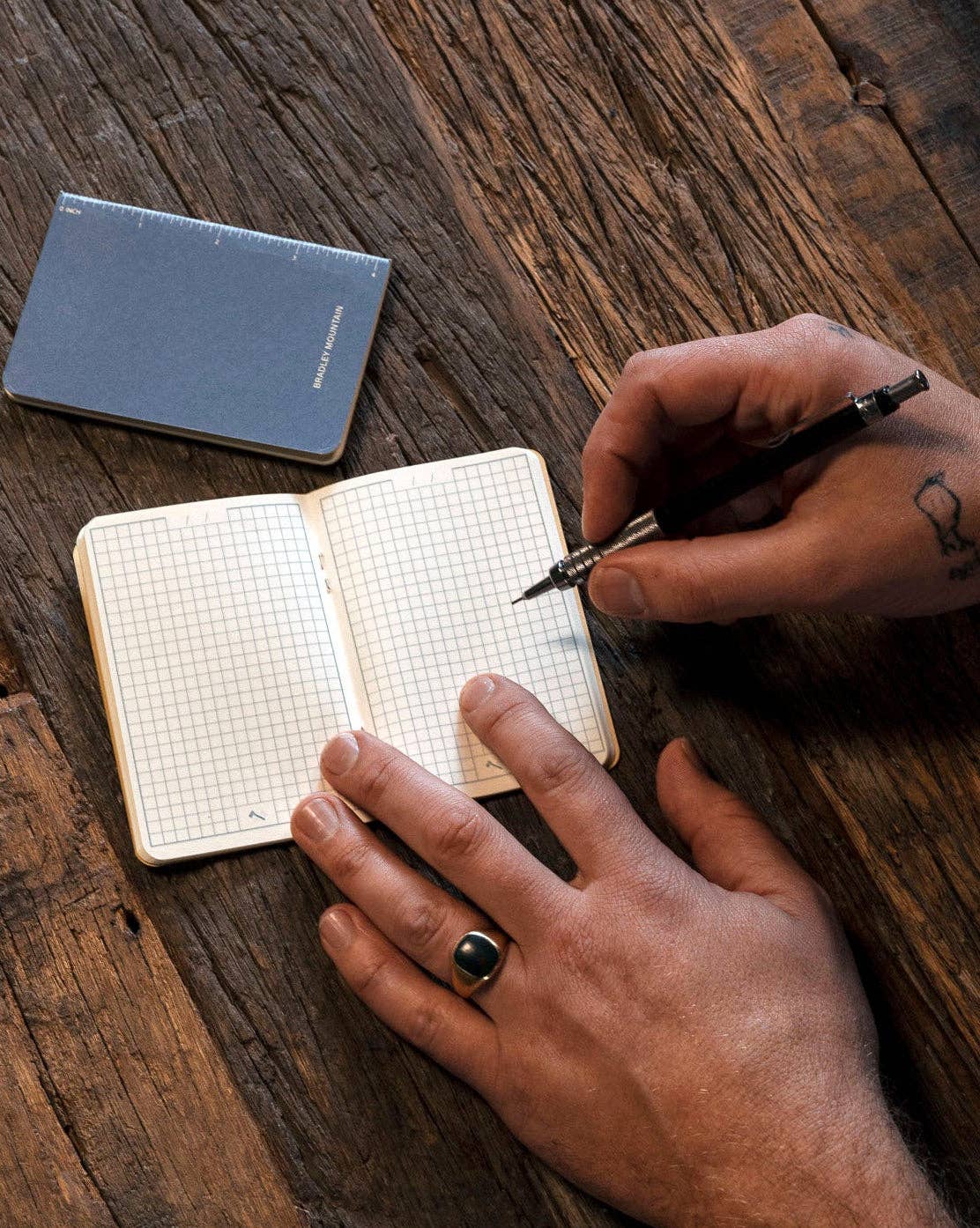 Bradley Mountain Pocket Journals 2-Pack, Blue