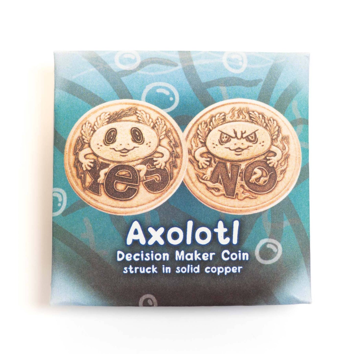 Shire Post Mint Axolotl Decision Maker Coin in Solid Copper