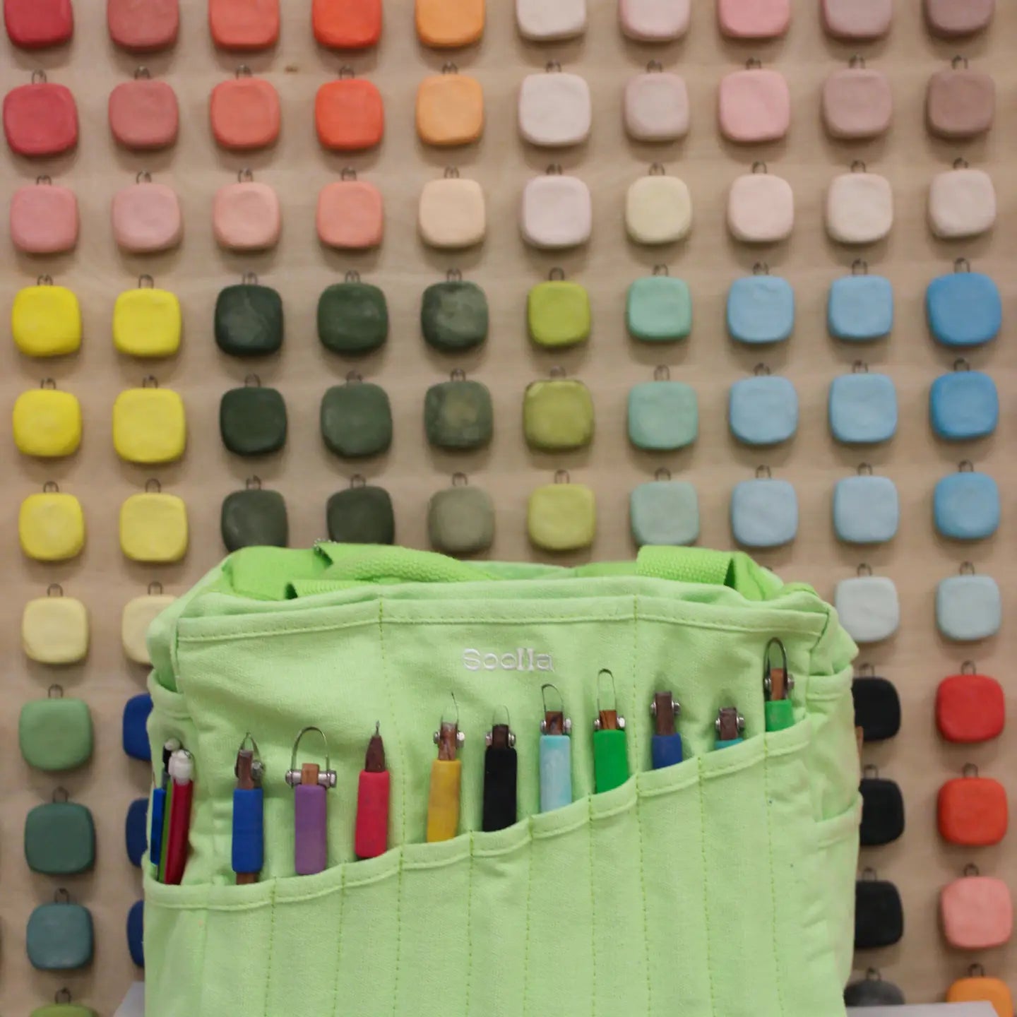 Soolla Studio Artist Bag, Lime Drip