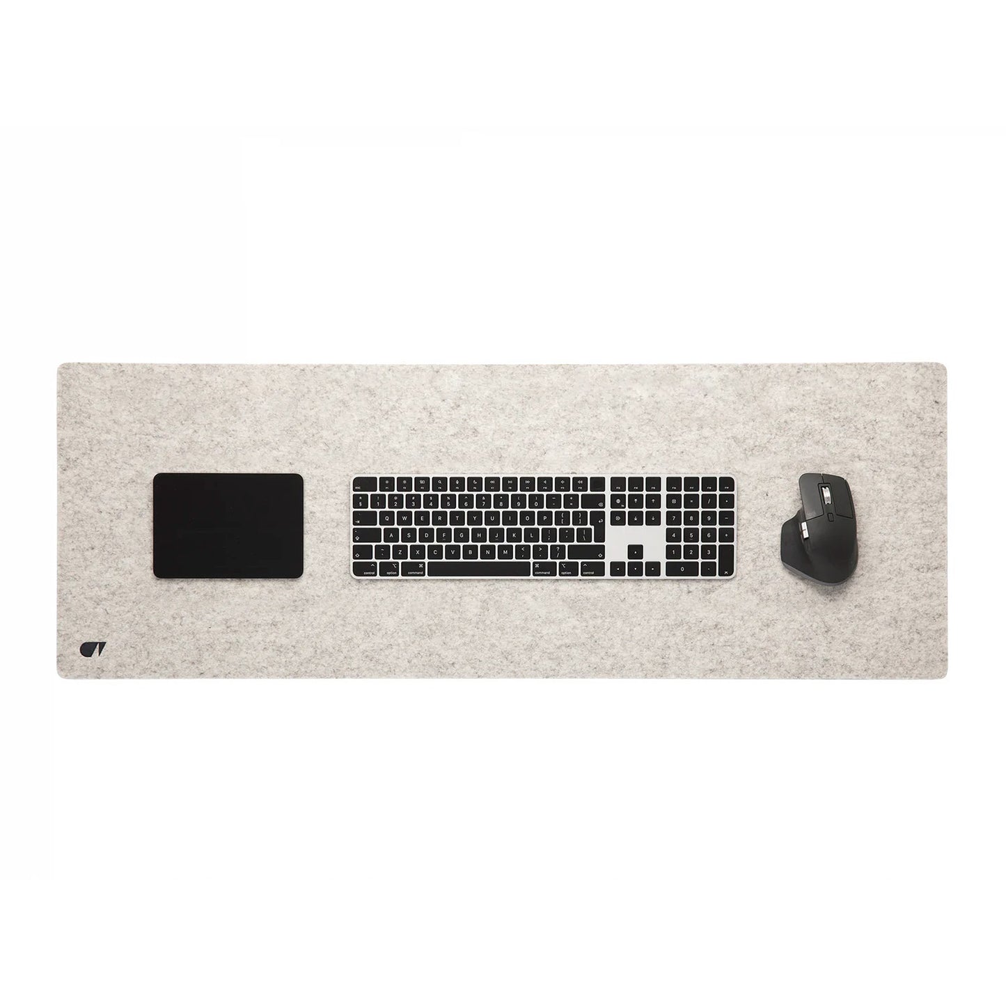 Oakywood Felt&Cork Desk Mat XL (100 x 40 cm), Stone Grey