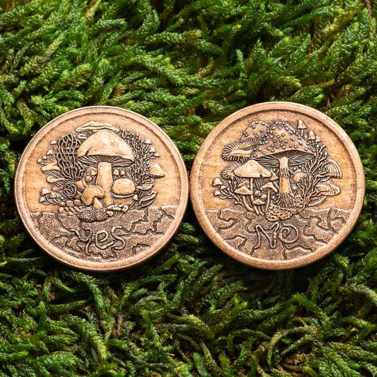Shire Post Mint Fungible Token Decision Maker Coin in Solid Copper
