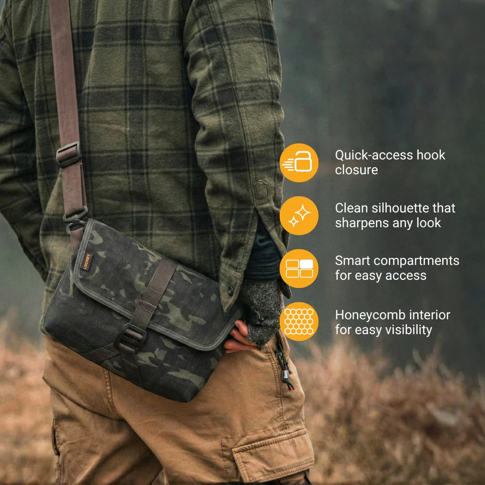 Lochby Field Sling, Black Multicam