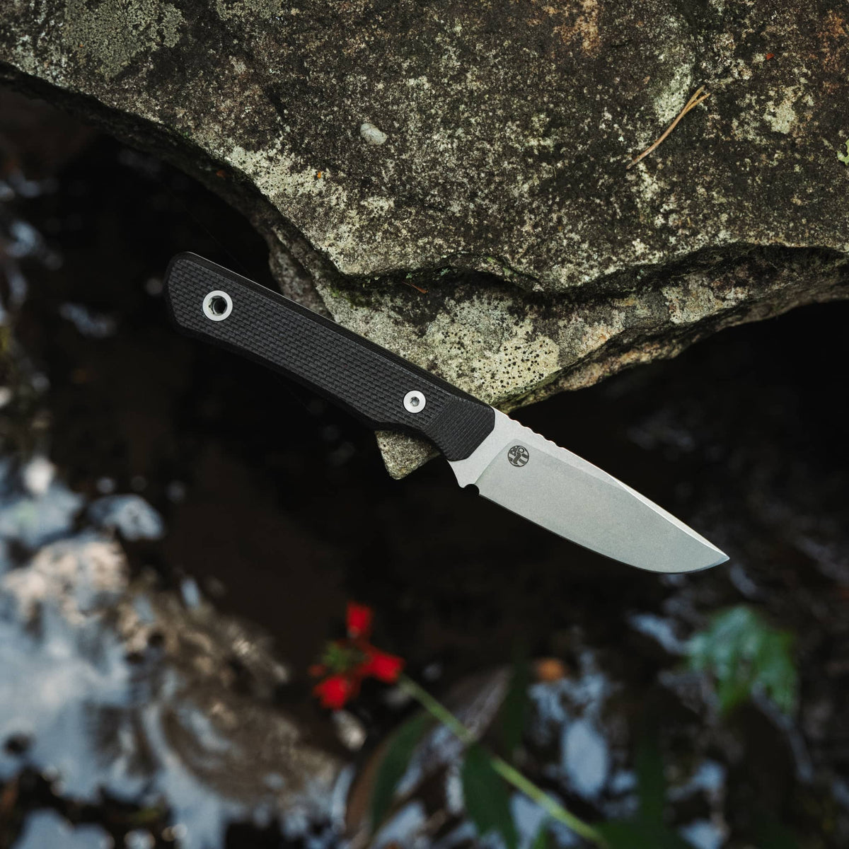Big i Design USA Cloudland Fixed Blade, Black G10