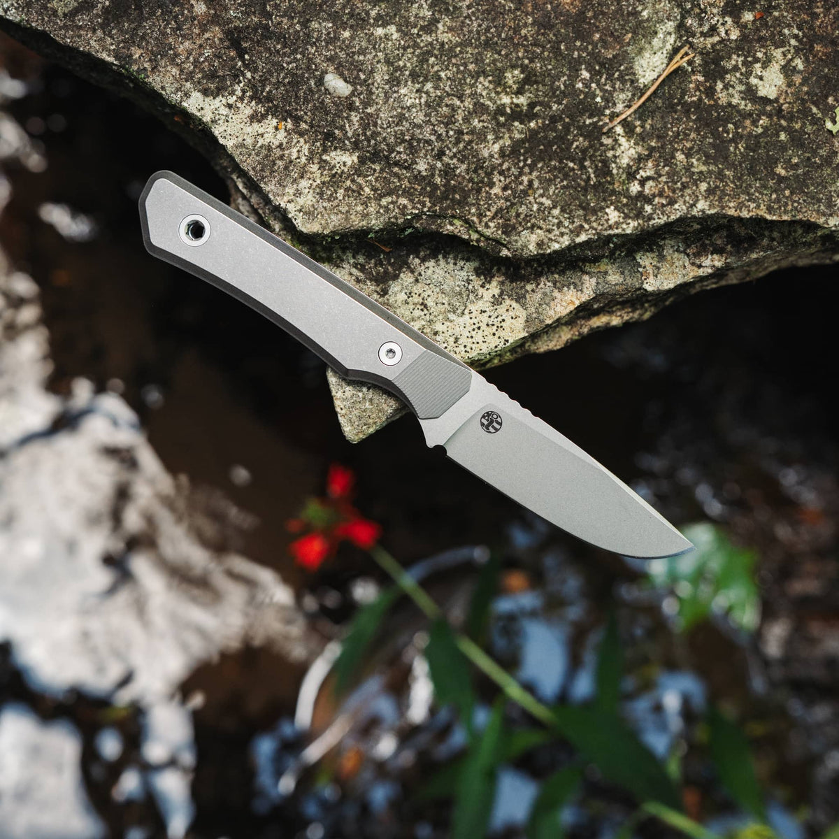 Big i Design USA Cloudland Fixed Blade, Titanium