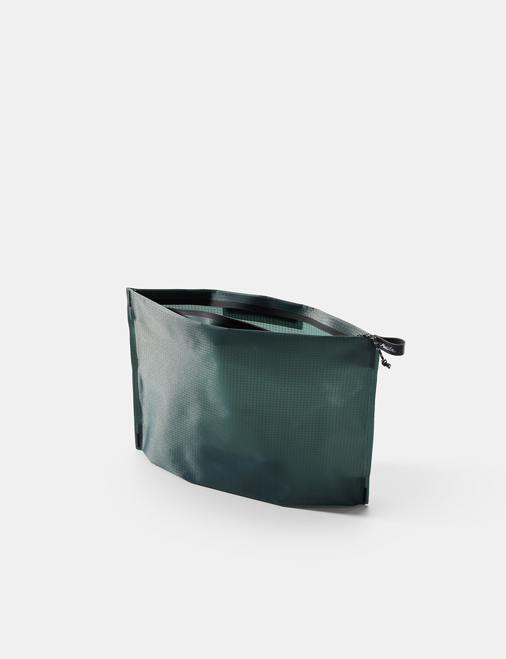 Matador FlatPak Zipper Toiletry Case V2, Juniper, produkt- og bruksbilde 2