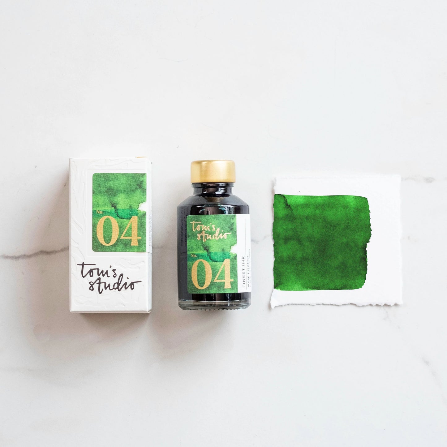 Tom’s Studio Fountain Pen Ink, 04 New Forest Green