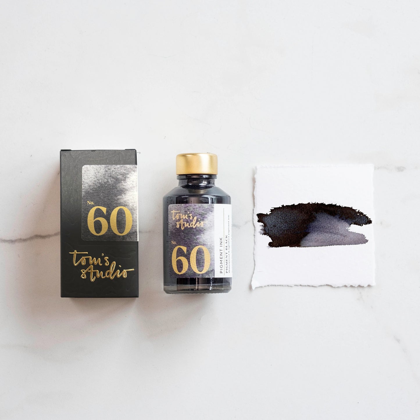 Tom’s Studio Fountain Pen Ink, 60 Pigment Black