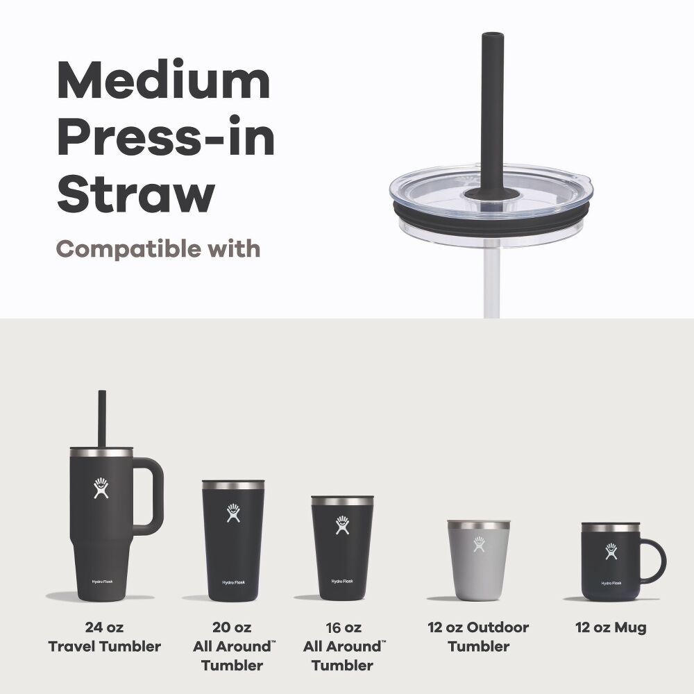 Hydro Flask Press-In Straw Lid, Medium