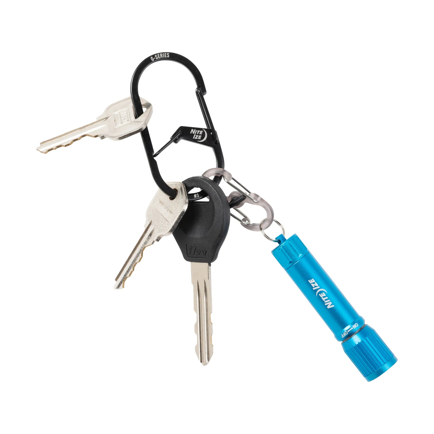 Nite Ize G-Series® Dual Chamber Carabiner #2, Black
