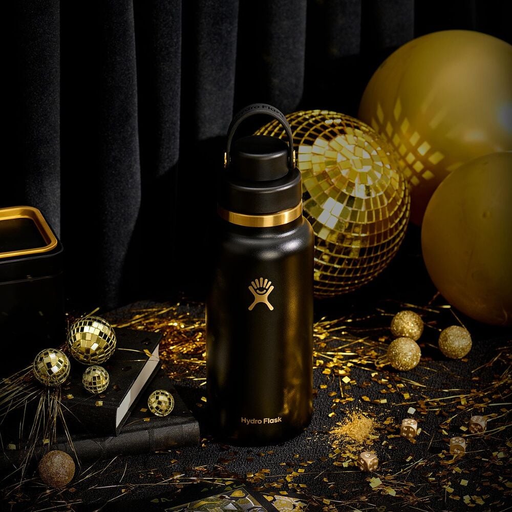 Hydro Flask Wide Flex Chug Cap 32 oz (946 ml), Black Tie