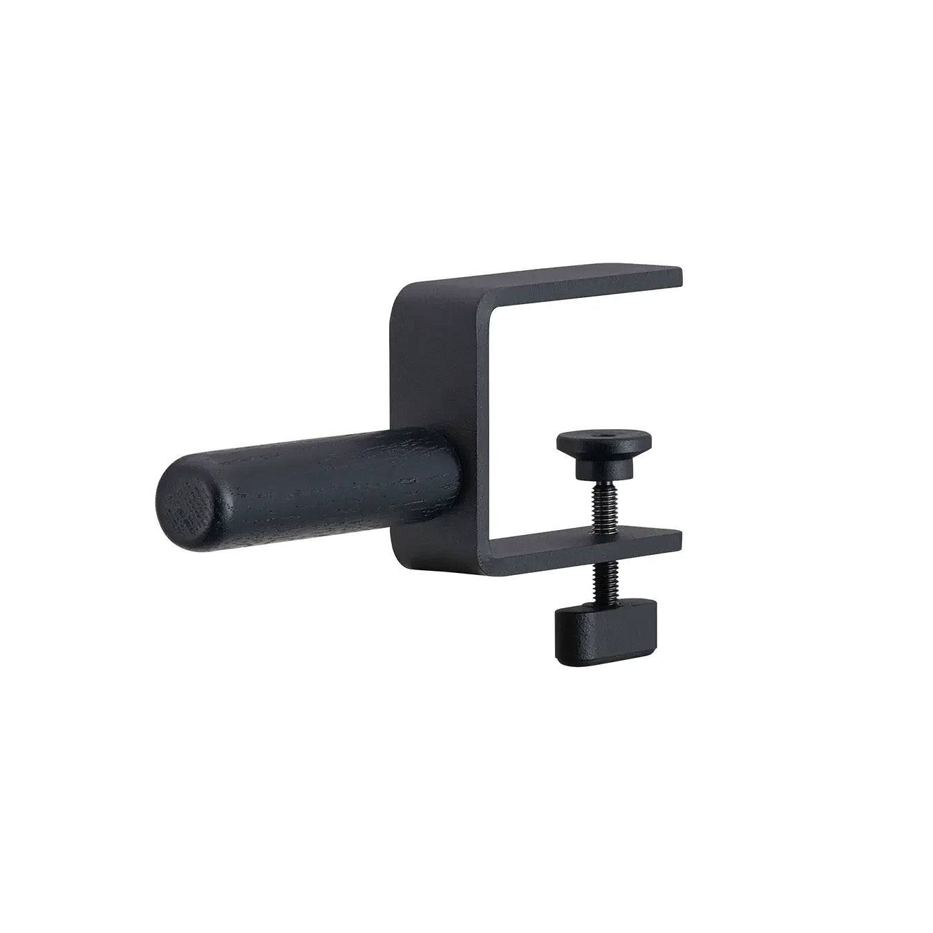 Oakywood Desk-Mounted Headphone Hook, Black/Black